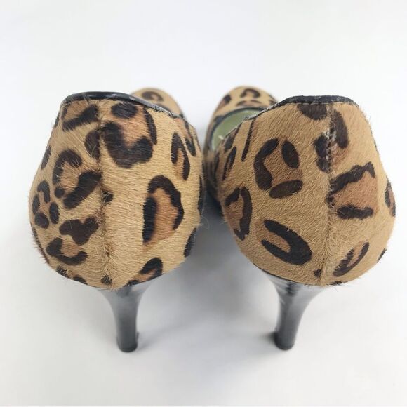Alfani Animal Leopard Print Calf Hair Closed Toe Pump Heels - Picture 10 of 13